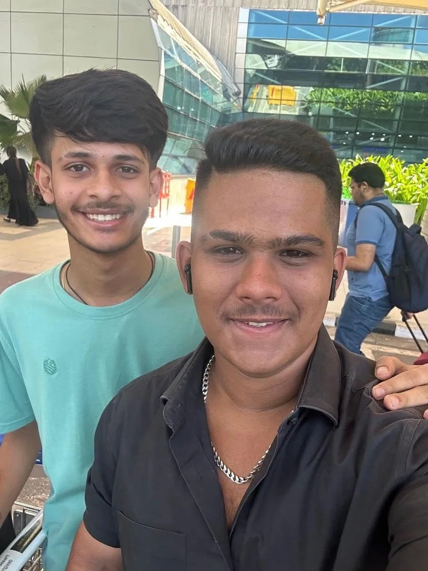 Sona's son before the change in food habits